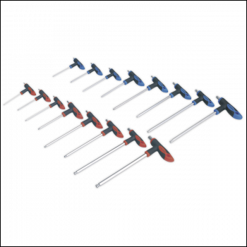 Sealey AK7147 Premier T-Handle TRX-Star* & Hex Key Set 16pc