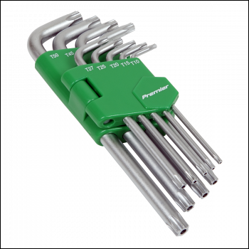 Sealey AK7162 Premier Long Security TRX-Star* Key Set 9pc