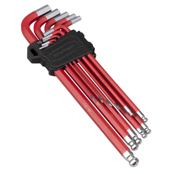 Sealey AK7164 Premier Extra-Long Ball-End Hex Key Set 11pc