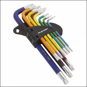 Sealey AK7193 Premier Long TRX-Star* Key Set 9pc