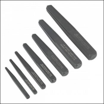 Sealey AK720 Square Type Screw Extractor Set 7pc