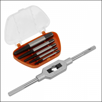 Sealey AK721 Helix Type Screw Extractor Set with Wrench 6pc