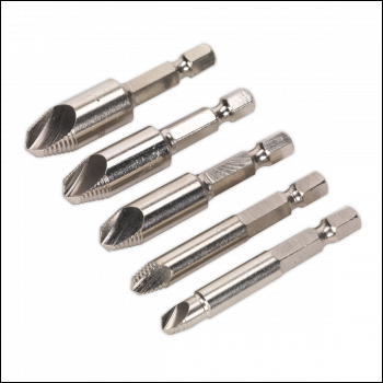 Sealey AK7228 HSS Screw Extractor Set 5pc