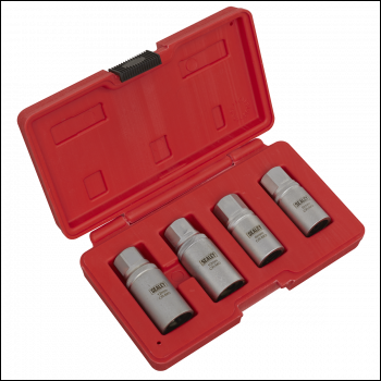 Sealey AK723 Metric Stud Extractor Set 1/2 inch Sq Drive 4pc