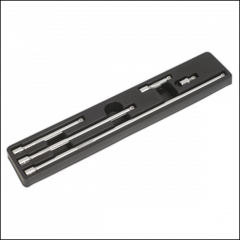 Sealey AK767 Premier Wobble Extension Bar Set 3/8 inch Sq Drive 5pc