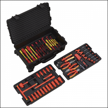 Sealey AK7938 Premier Insulated Tool Kit 3/8 inch Sq Drive 1000V 50pc - VDE Approved