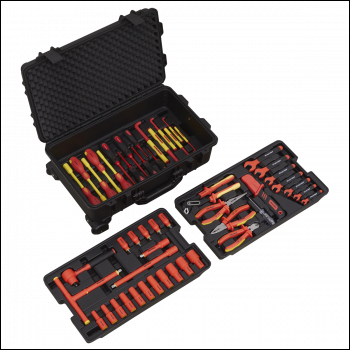 Sealey AK7938 1000V Insulated Tool Kit 3/8 inch Sq Drive 50pc