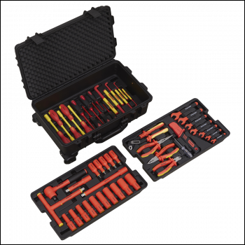 Sealey AK7939 1000V Insulated Tool Kit 1/2 inch Sq Drive 49pc