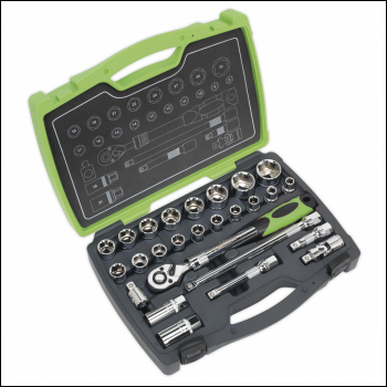 Sealey AK7961 Premier Socket Set 1/2 inch Sq Drive 26pc