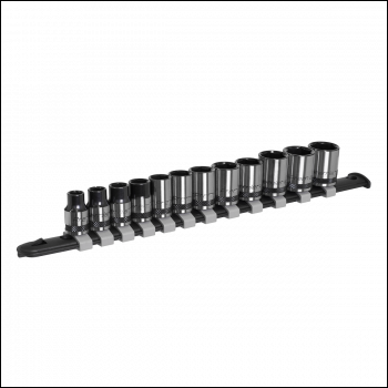 Sealey AK7992 Premier Black Socket Set 3/8 inch Sq Drive 12pc