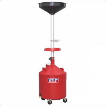 Sealey AK80D Gravity Discharge Mobile Oil Drainer 80L