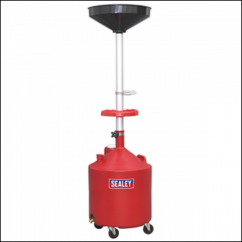 Sealey AK80D Mobile Oil Drainer 80L - Gravity Discharge