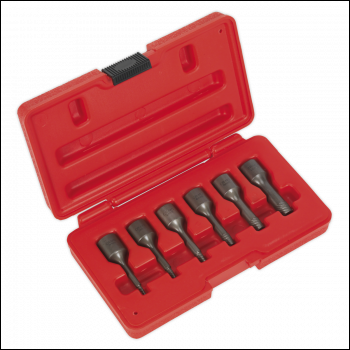 Sealey AK8185 Screw Extractor Set 6pc 3/8 inch Sq Drive
