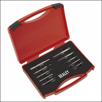 Sealey AK8187 Step Drill Screw/Bolt Extractor Set 10pc