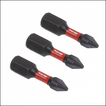 Sealey AK8204 Premier Phillips Impact Power Tool Bits #1 x 25mm 3pc