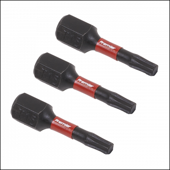 Sealey AK8216 Premier TRX-Star* Impact Power Tool Bits T15 x 25mm 3pc