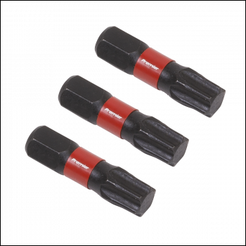 Sealey AK8221 Premier TRX-Star* Impact Power Tool Bits T40 x 25mm 3pc