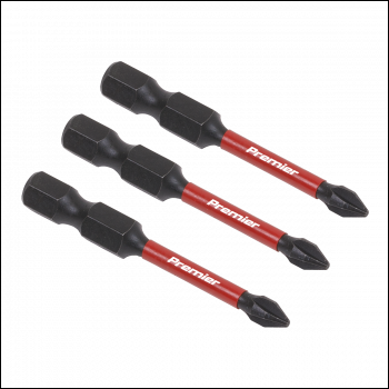 Sealey AK8229 Premier Phillips Impact Power Tool Bits #1 x 50mm 3pc