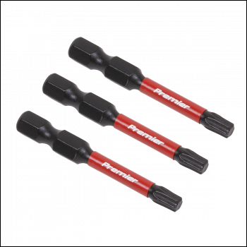 Sealey AK8243 Premier TRX-Star* Impact Power Tool Bits T25 x 50mm 3pc