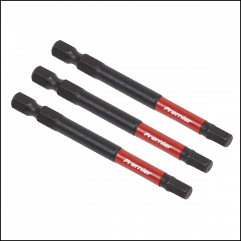 Sealey AK8263 Hex 5mm Impact Power Tool Bits 75mm - 3pc