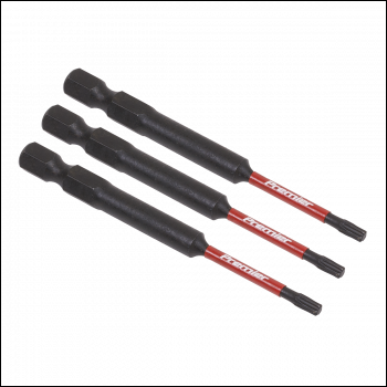 Sealey AK8265 Premier TRX-Star* Impact Power Tool Bits T10 x 75mm 3pc