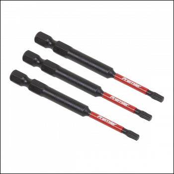 Sealey AK8266 Premier TRX-Star* Impact Power Tool Bits T15 x 75mm 3pc