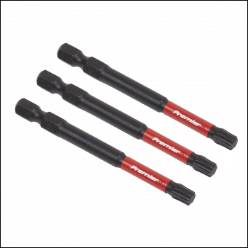Sealey AK8270 Premier TRX-Star* Impact Power Tool Bits T30 x 75mm 3pc