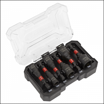 Sealey AK8287 Premier Impact Grade Nut Driver Set 6pc