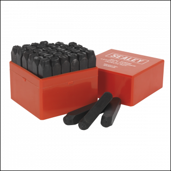 Sealey AK8298 Letter & Number Punch Set 10mm 36pc