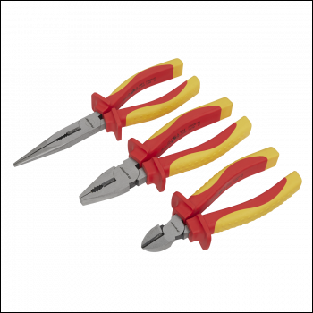 Sealey AK83452 Pliers Set 3pc VDE Approved
