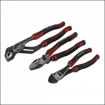 Sealey AK8377 Premier High Leverage Pliers Set 3pc