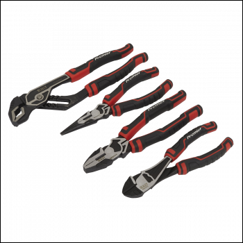 Sealey AK8378 Premier High Leverage Pliers Set 4pc