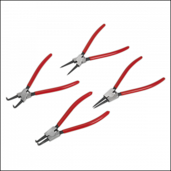 Sealey AK8456 Premier Internal/External Circlip Pliers Set 230mm 4pc
