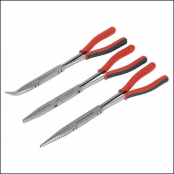 Sealey AK8580 Premier Long Double Joint Pliers Set 335mm 3pc