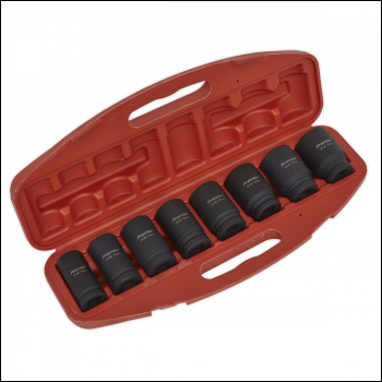 Sealey AK885 Impact Socket Set 8pc Deep 3/4 inch Sq Drive Metric