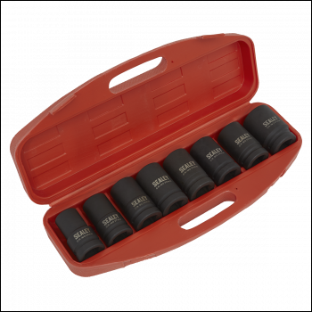 Sealey AK888M Premier Deep Impact Socket Set 1 inch Sq Drive 8pc