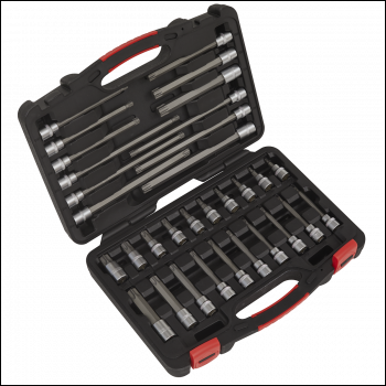 Sealey AK89001 Premier Platinum TRX-Star* Socket Bit Set 3/8 inch Sq Drive 32pc
