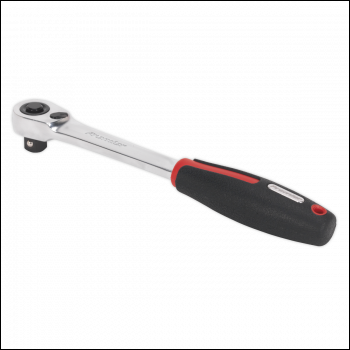 Sealey AK8982 Ratchet Wrench 1/2 inch Sq Drive Compact Head 72-Tooth Flip Reverse Premier Platinum