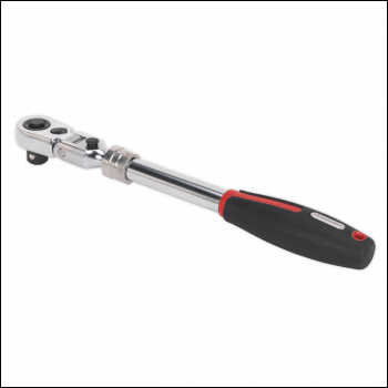 Sealey AK8984 Premier Platinum Locking Flexi-Head Extendable Ratchet Wrench 1/2 inch Sq Drive
