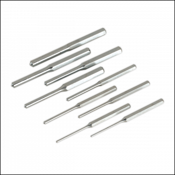 Sealey AK9109 Premier Imperial Roll Pin Punch Set 1/8-1/2 inch  9pc