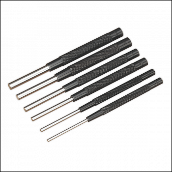 Sealey AK9123 Parallel Pin Punch Set 6pc