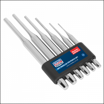 Sealey AK9128 Premier Parallel Pin Punch Set 6pc