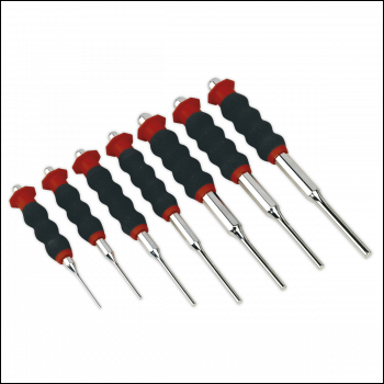 Sealey AK9131 Premier Sheathed Parallel Pin Punch Set 7pc