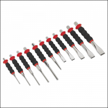 Sealey AK9135 Premier Sheathed Punch & Chisel Set 11pc