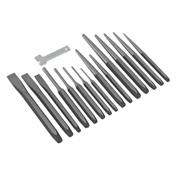 Sealey AK9216 Premier Punch & Chisel Set 16pc