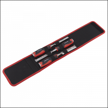 Sealey AK9238 Premier Hammer-Thru Wood Chisel Set 3pc