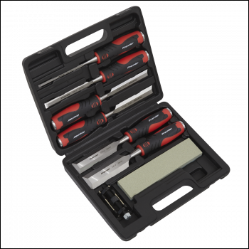 Sealey AK9240 Premier Hammer-Thru Wood Chisel Set 8pc