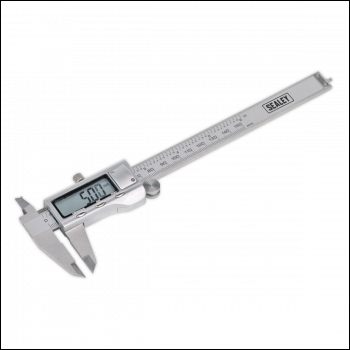 Sealey AK9621EV Premier Stainless Steel Digital Vernier Caliper 0-150mm(0-6 inch )