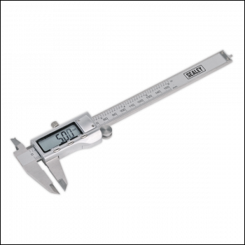 Sealey AK9621EV Digital Vernier Caliper 0-150mm(0-6 inch ) Stainless Steel