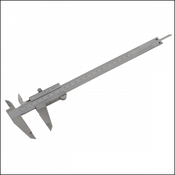 Sealey AK9622 Vernier Caliper 8 inch  (200mm) (0.02mm - 1/1000 inch  Acc)